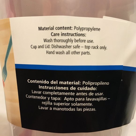 New Salad On the Go Cup with Utensils - Picture 4 of 6